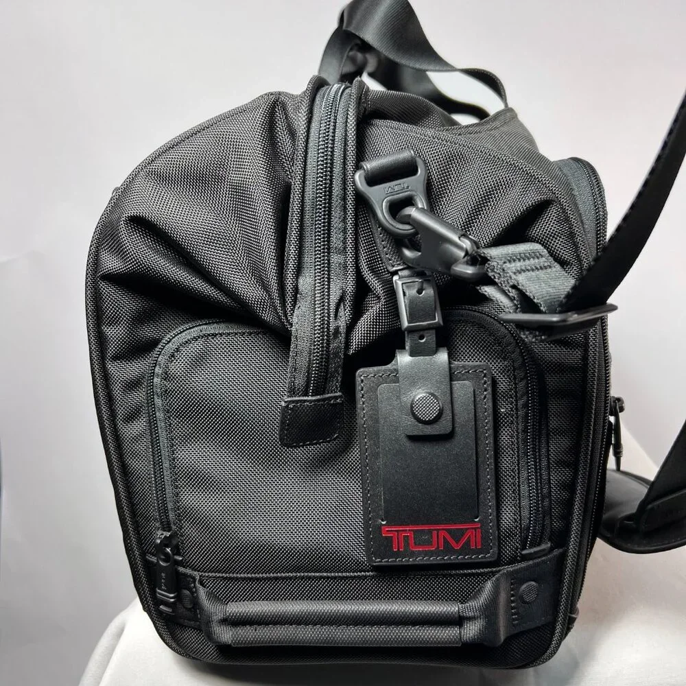 TUMI Alpha 3 Framed Soft Duffel, Black NWT